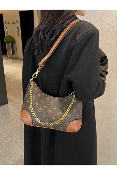 bagsister Women Shoulder Bag Underarm Bag Crossbody Hobo Bag Soft Leather Arm...