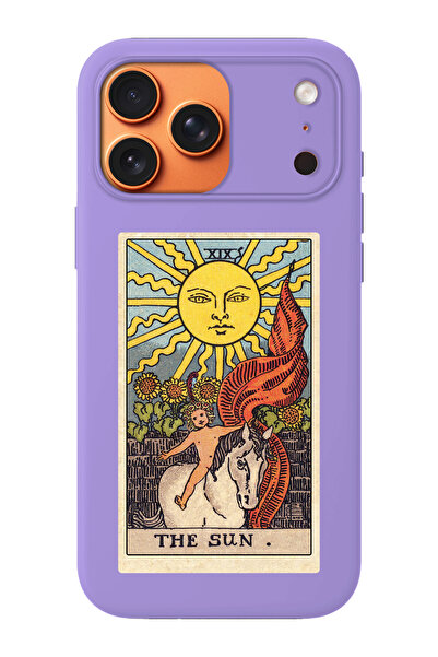 shoptocase حافظة هاتف آيفون 17 برو ماكس متوافقة مع تصميم The Sun Tarot من جلد...