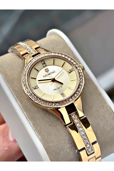 Raymond Taşlı Renk Klasik Orjinal Fantazi Erkek Kol Saati + BİLEKLİK