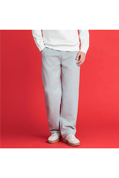 Giordano Men’s Relaxed Straight Interlock Jogger with Elastic Waist