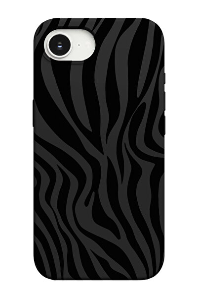 shoptocase غطاء هاتف متوافق مع آيفون 16E بنمط حمار وحشي من الداخل مصنوع من ال...