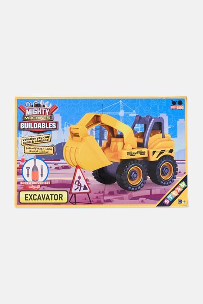 Kid Land Mighty Machines Buildables Excavator