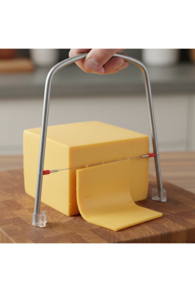 hediyehobihersey Peynir Kesme Teli Paslanmaz 2 yedek Tel Hediyeli