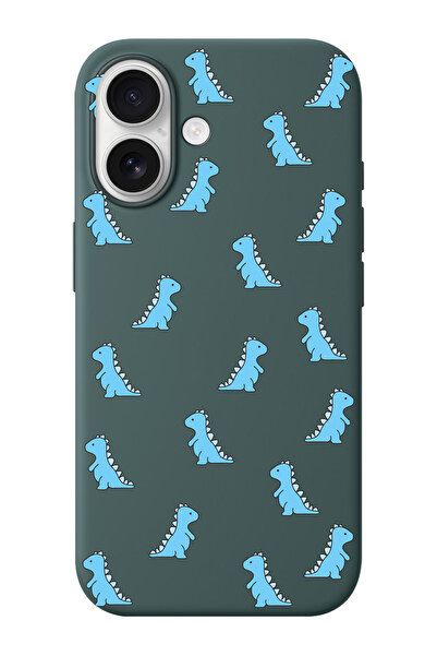 shoptocase iPhone 17 Baby Ejderha Desenli İçi Süet Lansman Telefon Kılıfı