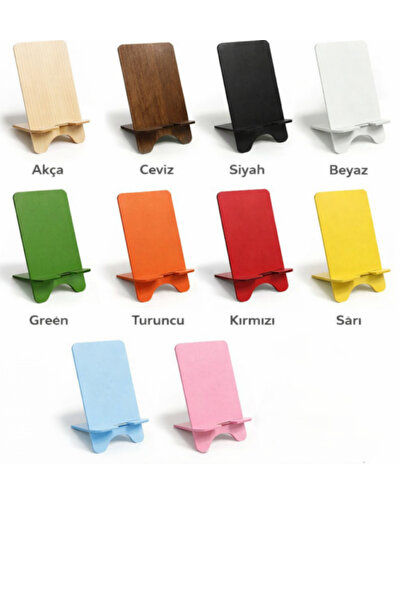 Kalıp Vitrini Ahşap Telefon Tututacağı