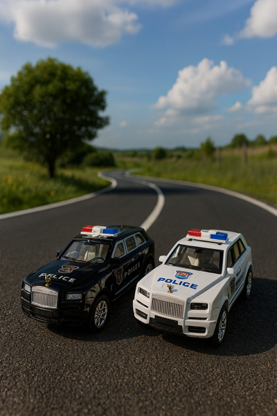 seymenbıçakçılık Oyuncak Polis Arabası 2’li Set – Hareketli, Klasik Model, Ço...