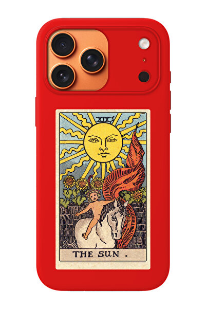 shoptocase حافظة هاتف آيفون 17 برو ماكس متوافقة مع تصميم The Sun Tarot من جلد...