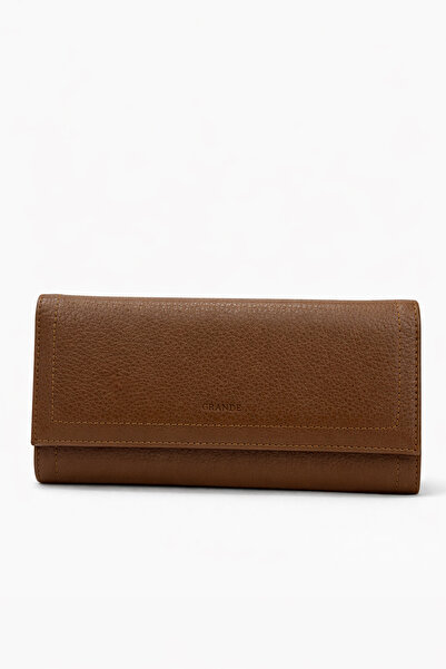 Grande Genuine Leather Women's Wallet Brown 2666
