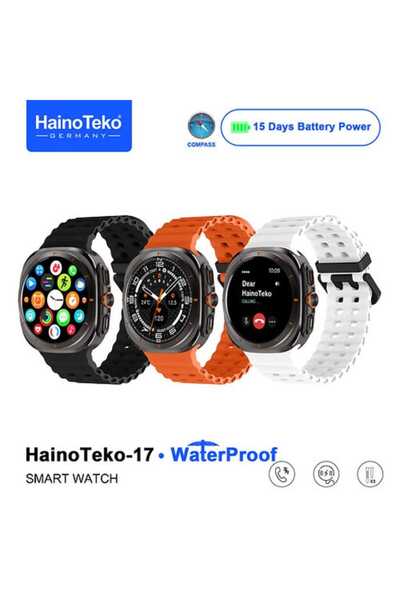 haino teko germany HainoTeko-17 Smartwatch with AMOLED Display, Waterproof, w...