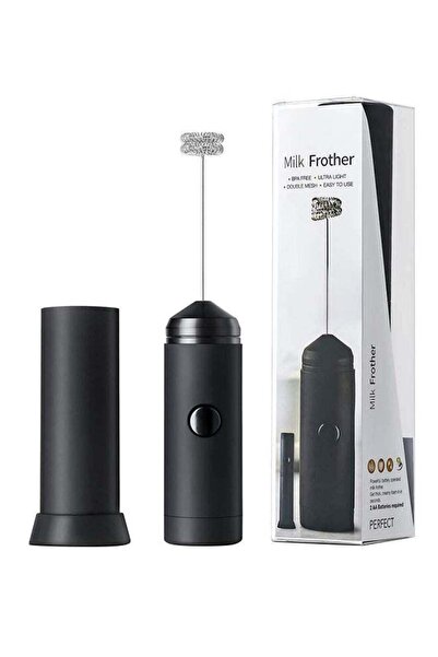 Generic Electric Foam Milk Frother Black/Silver