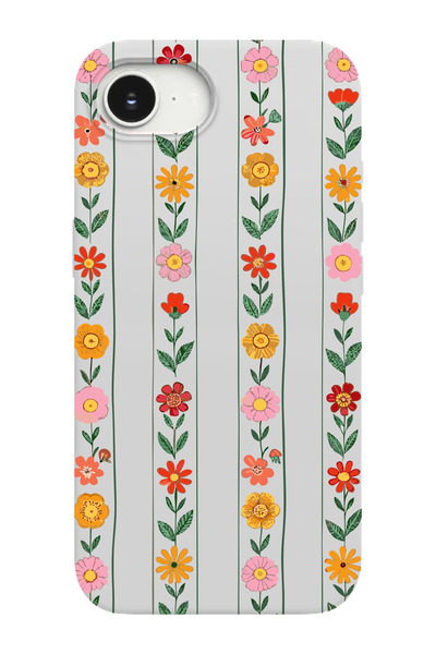 shoptocase غطاء هاتف متوافق مع آيفون 16E بنمط زهرة اللبلاب من الداخل مصنوع من...