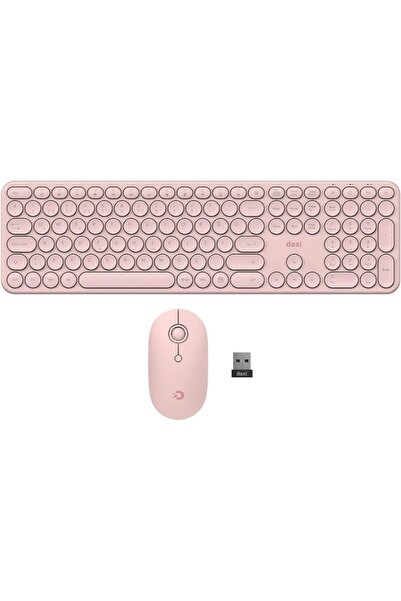 AyrStore MK250 Elegance Combo Sessiz 2.4GHz Kablosuz Türkçe Q Klavye Mouse Se...