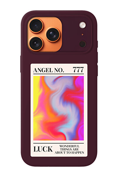 shoptocase iPhone 17 Pro Max Compatible Manifest Luck Patterned Suede Inside ...