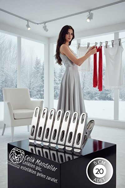 Transformacion Premium Çelik Mandal Seti - 20'lü Elite Seri, Endüstriyel Muka...