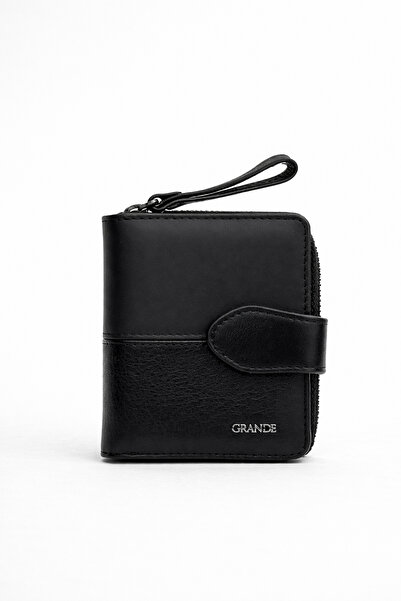 Grande Genuine Leather Women's Wallet Black 2831