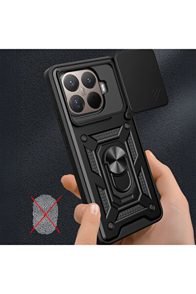 kılıffuarı غطاء حماية مغناطيسي 15t Pro مع حامل وحماية للكاميرا وغطاء منزلق مد...