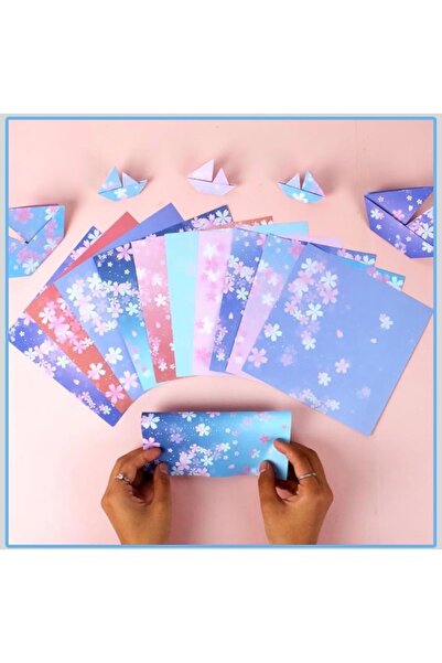 synshop Kawaii Patterned Origami Paper Folding Art Mixed Set Pattern 60 Piece...