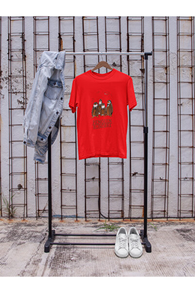 MG Penguin Blinders Printed Circular Neck Cotton Oversize Short Sleeve Unisex...