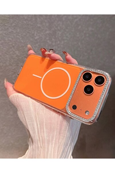 KILIF HOUSE حافظة متوافقة مع آيفون 15 برو، مزودة بكاميرا مزينة بالأحجار، وخلف...