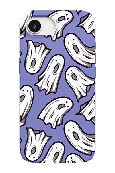 shoptocase غطاء هاتف متوافق مع آيفون 16E بنمط الشبحين من الداخل مصنوع من الجل...