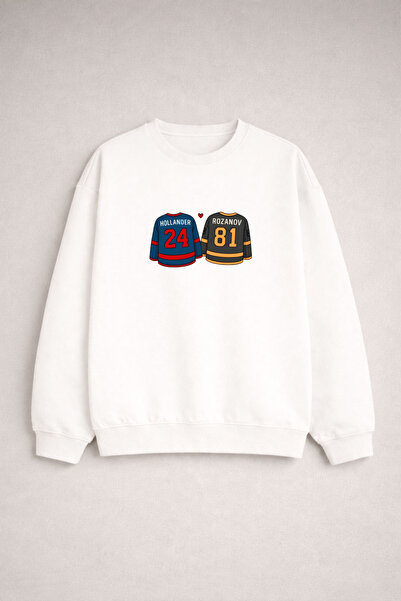 AYDESİGN Rozanov 81 Hollander 24 Heated Rivalry Series Printed Crew Neck Over...