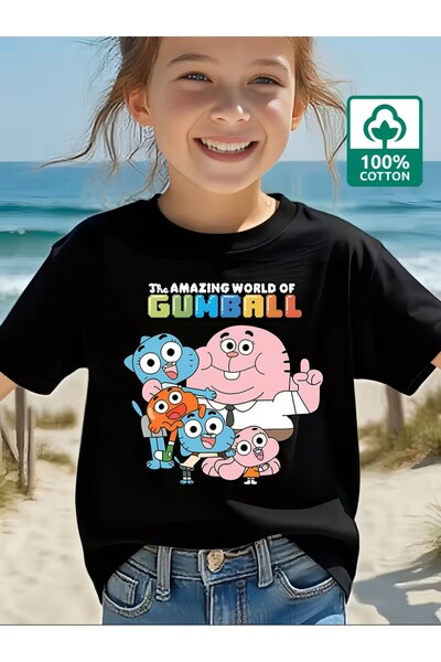 oneagılyazı Kızlar İçin Eğlenceli Çizgi Film Temalı Gumball'un