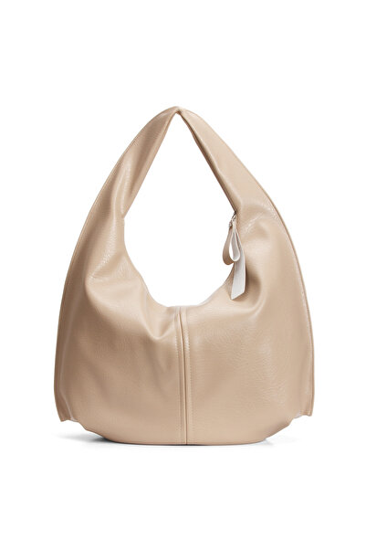 Adelina Bags Salaş Büyük Boy Yumuşak Dokulu Shopper Kol ve Omuz Çantası