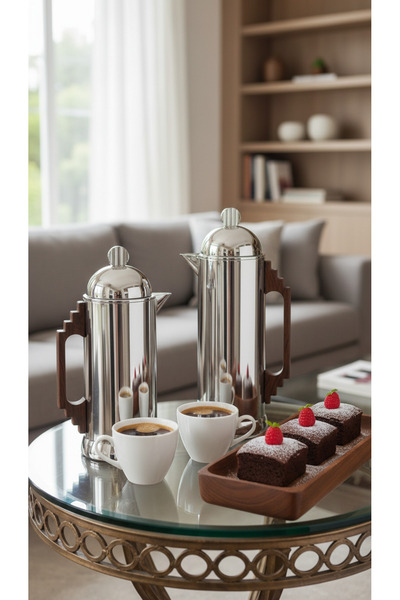 Generic ترامس شاي وقهوة بتصميم فاخر 1 لتر