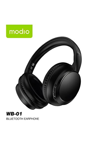 Modio Wireless over-ear headphones, high-definition sound quality and deep ba...