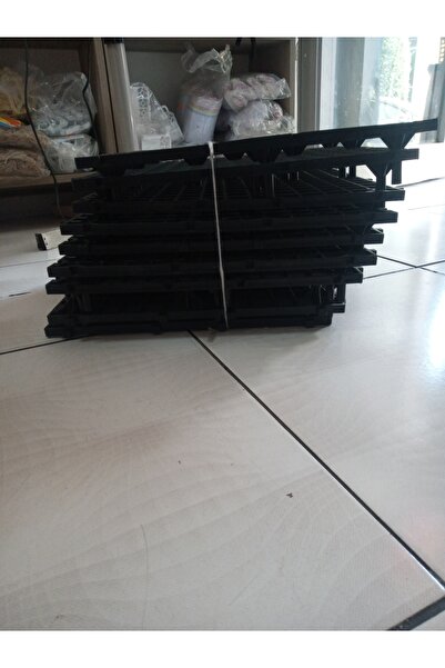 HOBİ Güvercin Kümes Taban Izgarası 33 cm x 33 cm Siyah 5 ADET