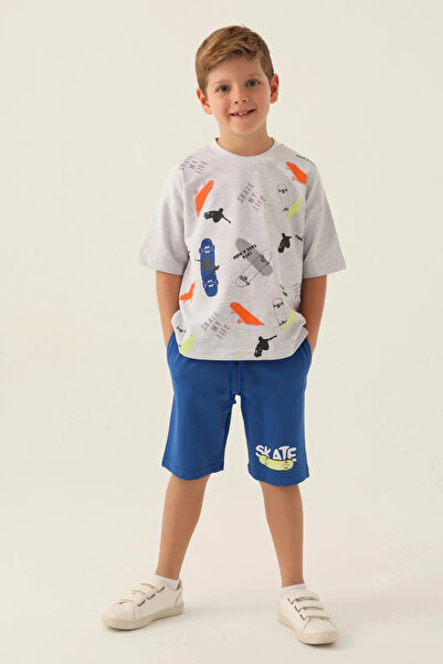 ROLY POLY SET BERMUDE BAIAT - SNOW MELANGE