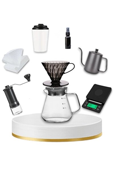 unbranded V60 Coffee Set, 8 pieces, 02