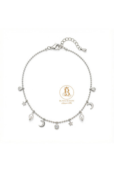 Black Season Zircon Anklet - Delicate | Black Season