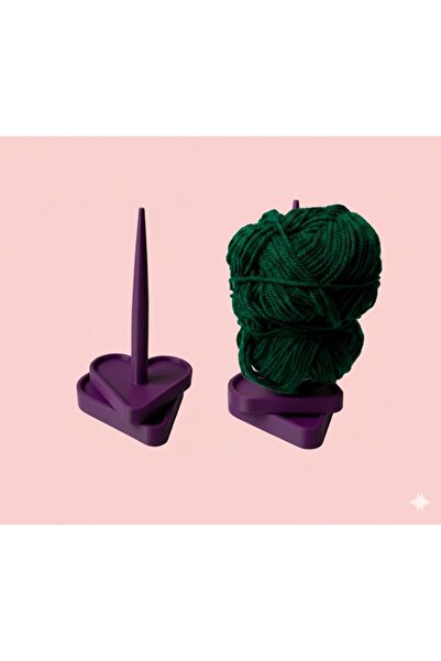 CASEY STORE Kalp Tasarımlı Portatif Örgü İpi Sarma Aparatı - Birbirine Geçmel...