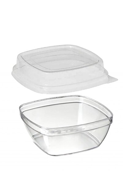 yorulmaz ambalaj Kristal Kare Kase Bombe Kapaklı 330 Cc 10 Adet