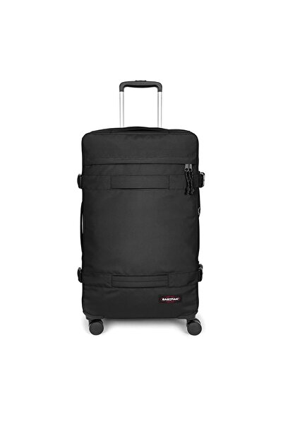 Eastpak Büyük Boy Transit'r 4 L Çekçekli 8 Tekerlekli Valiz Black