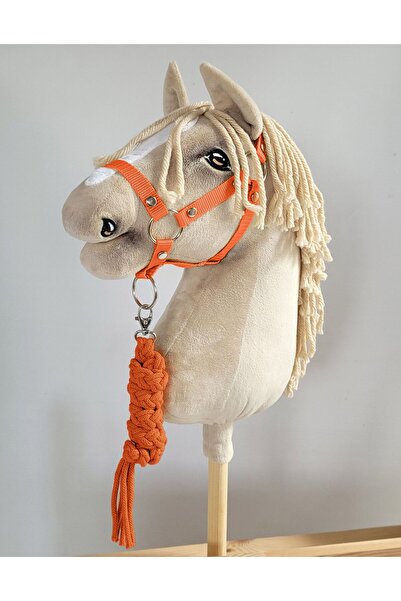Other Hobby Horse Set: A3 Halter + Rope Lead - Orange