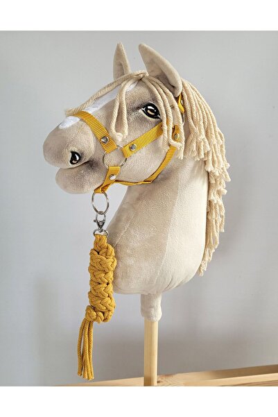 Other Hobby Horse Set: A3 Halter + Rope Lead - Mustard
