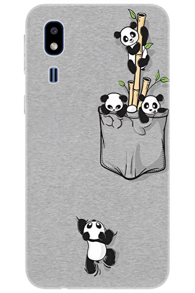 Kılıfland Samsung Galaxy A2 Core (SM-A260F) Uyumlu Kılıf Desenli Baskılı Sili...