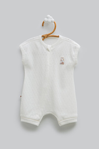 Caramell 100% Cotton Baby Boy Romper Summer Romper - Breathable Textured Romper