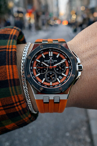 Daniel Klein Brand New Model Silicone Cord Men's Wristwatch with Year Warrant...