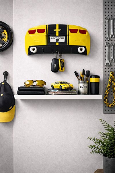 NOVATECH İNOVASYON Breloc de perete cu design de mașină sport, decorațiuni pe...
