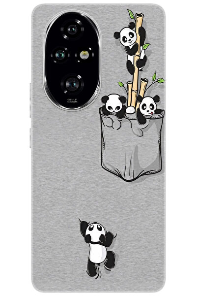 Kılıfland Honor 200 PRO (ELP-NX9) Uyumlu Kılıf Desenli Baskılı Silikon Pandal...