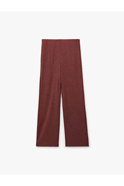 Koton Pantaloni Classic croială slim fit din amestec de viscoză