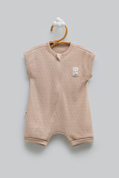 Caramell 100% Cotton Baby Boy Romper Summer Romper - Breathable Textured Romper