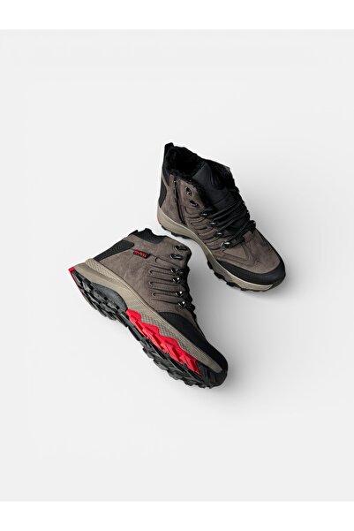 Wanderfull High-Quality Men's Non-Slip Sole Zippered Lace-Up Boots