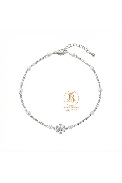 Black Season Zircon Anklet - Delicate | Black Season