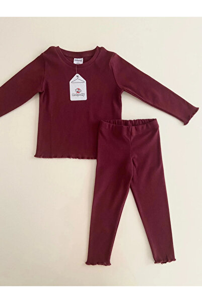 ROLY POLY Children's 2-Piece Set - Dark Red Brown