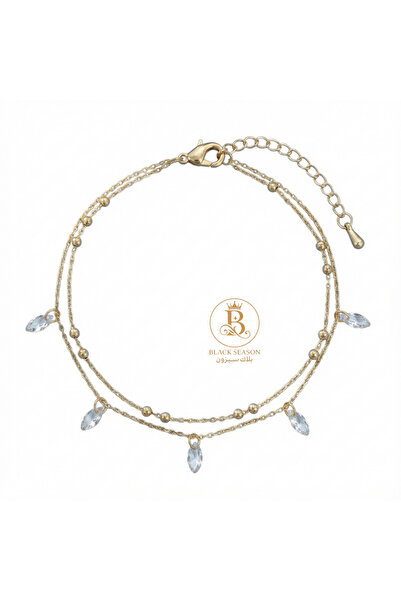 Black Season خلخال زركون - ناعم | بلاك سيزون