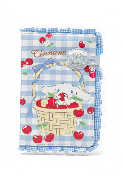 synshop Cinnamoroll Magnetic Soft Leather Ruffle Ribbon Planner Memory Diary ...